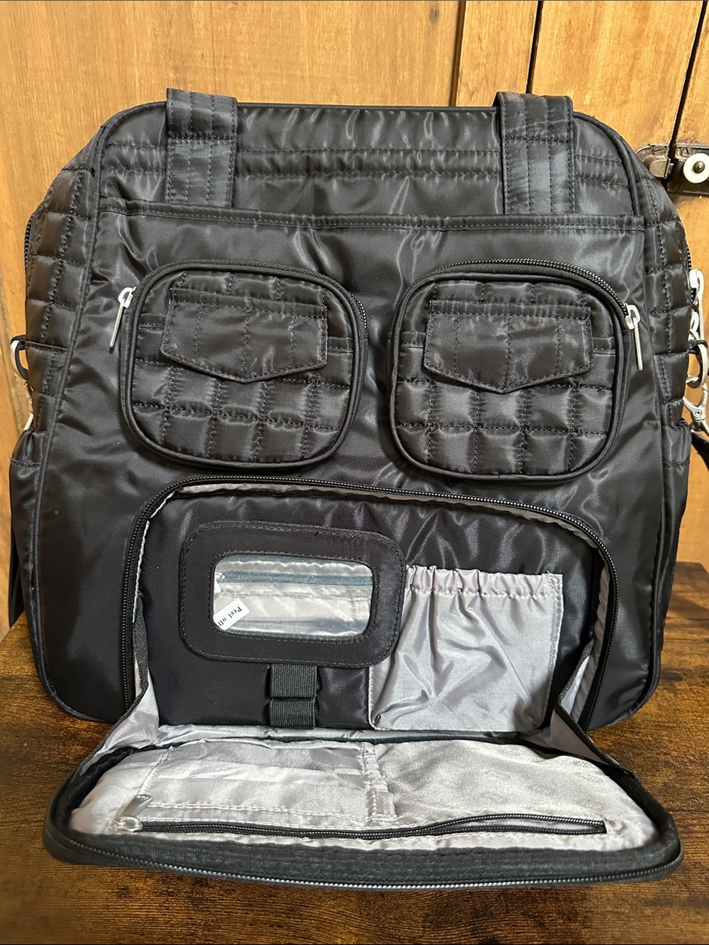 lug Black Puddle Jumper Quilted Travel Tote - Picture 6 of 7